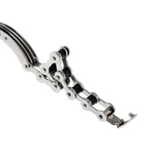 Stainless Steel Rubber Bike Bicycle Chain Bracelet