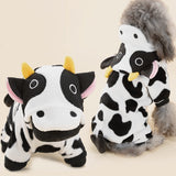 Pet Dog Coat Winter Clothes Milk cow Hoodies Jacket