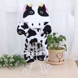 Pet Dog Coat Winter Clothes Milk cow Hoodies Jacket