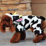 Pet Dog Coat Winter Clothes Milk cow Hoodies Jacket