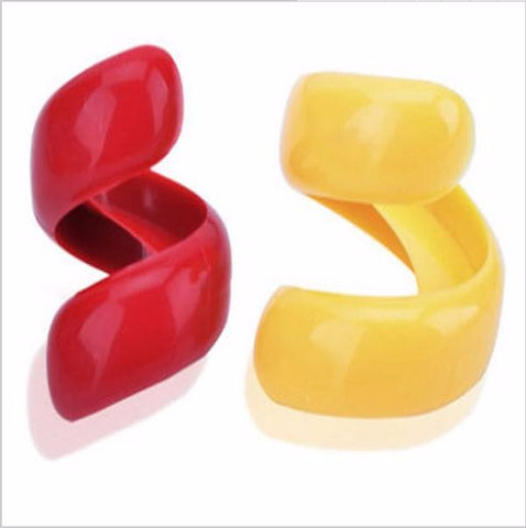 2PCs Manual Fancy Sausage Cutter Spiral