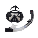 Professional Scuba Diving Mask Snorkel Anti-Fog Goggles Glasses Set Silicone Swimming Fishing