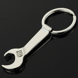 Eco-friendly Silver Metal Wrench Spanner Beer Bottle Opener Key Chain Keyring Gift VE495 P40