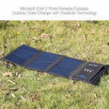 20W Solar Power Bank Solar Panel Portable Charger External Battery Universal Powerbank For iPhone For Xiaomi Phones