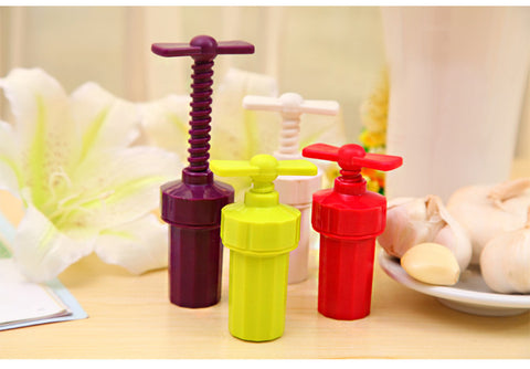 Manual Press Twist Cutter Crusher Cooking Tool Plastic