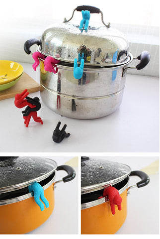 pot cover heightening Spill control silicone Little people