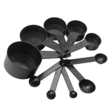 Black Plastic Measuring Cups 10pcs/lot