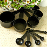 Black Plastic Measuring Cups 10pcs/lot