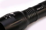 XM-L2 6000LM Tactical Flashlight Torch Zoom 3xAAA or 1x 18650 Rechargeable Battery