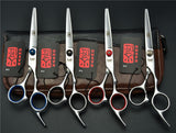 6'' Japan Kasho TOP GRADE Hairdressing Scissors 6CR Factory Price Barbers Cutting Scissors Thinning Shears Hair Scissors