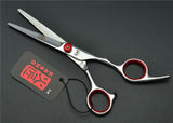 6'' Japan Kasho TOP GRADE Hairdressing Scissors 6CR Factory Price Barbers Cutting Scissors Thinning Shears Hair Scissors