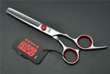 6'' Japan Kasho TOP GRADE Hairdressing Scissors 6CR Factory Price Barbers Cutting Scissors Thinning Shears Hair Scissors