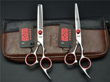 6'' Japan Kasho TOP GRADE Hairdressing Scissors 6CR Factory Price Barbers Cutting Scissors Thinning Shears Hair Scissors