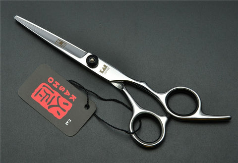 6'' Japan Kasho TOP GRADE Hairdressing Scissors 6CR Factory Price Barbers Cutting Scissors Thinning Shears Hair Scissors