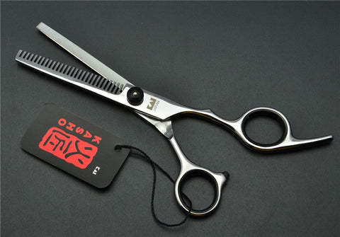 6'' Japan Kasho TOP GRADE Hairdressing Scissors 6CR Factory Price Barbers Cutting Scissors Thinning Shears Hair Scissors