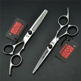 6'' Japan Kasho TOP GRADE Hairdressing Scissors 6CR Factory Price Barbers Cutting Scissors Thinning Shears Hair Scissors