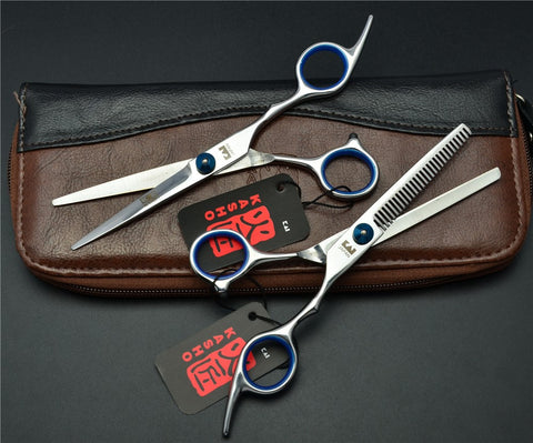 6'' Japan Kasho TOP GRADE Hairdressing Scissors 6CR Factory Price Barbers Cutting Scissors Thinning Shears Hair Scissors