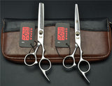 6'' Japan Kasho TOP GRADE Hairdressing Scissors 6CR Factory Price Barbers Cutting Scissors Thinning Shears Hair Scissors