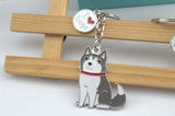 Alaska Husky Pendant Key Chain