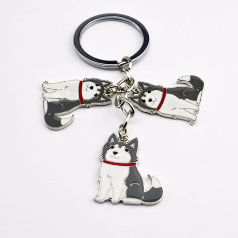 Alaska Husky Pendant Key Chain