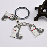 Alaska Husky Pendant Key Chain