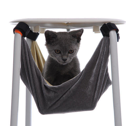 Pet Kitten Cat Hammock Removable Velcro Hanging 2 Colors