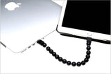 Crystal Beads Hand Chain Bracelet Lace Line 8Pin USB Sync Data Charging Cable Cords For ios Android