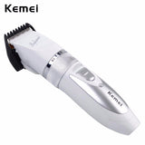 110V-220V Include Battery Titanium Blade Kemei Professional Hair Trimmer Electric Hair Clipper Cutting Machine Shearer -A5758
