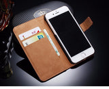 Leather Case For iPhone Plus Stand With Card Holder