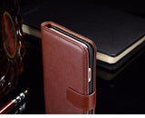 Leather Case For iPhone Plus Stand With Card Holder