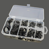 75pcs/Lot  Various Sizes Fishing Rod Guide Tip Repair Kit Set