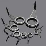 75pcs/Lot  Various Sizes Fishing Rod Guide Tip Repair Kit Set