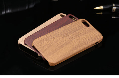 Vintage Wood Texture Pattern Leather Cases For iPhone