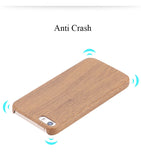 Vintage Wood Texture Pattern Leather Cases For iPhone