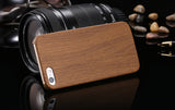 Vintage Wood Texture Pattern Leather Cases For iPhone