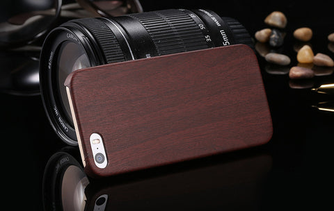 Vintage Wood Texture Pattern Leather Cases For iPhone