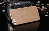 Vintage Wood Texture Pattern Leather Cases For iPhone