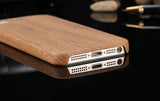 Vintage Wood Texture Pattern Leather Cases For iPhone