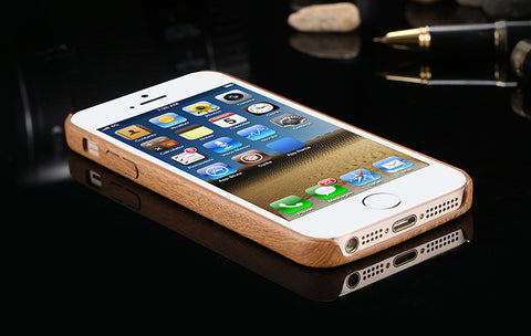 Vintage Wood Texture Pattern Leather Cases For iPhone