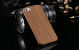 Vintage Wood Texture Pattern Leather Cases For iPhone