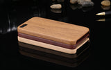Vintage Wood Texture Pattern Leather Cases For iPhone
