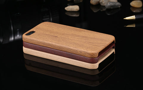 Vintage Wood Texture Pattern Leather Cases For iPhone