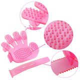 2pcs Pet Dog Cat Grooming Shower Bath Massage Brush Comb