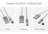 Magnetic Cable Micro Usb Charger for Samsung s7 S6 Xiaomi 2A fast charging cable for iPhone 5s 6 6s 7 Plus