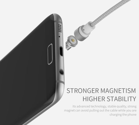 Magnetic Cable Micro Usb Charger for Samsung s7 S6 Xiaomi 2A fast charging cable for iPhone 5s 6 6s 7 Plus