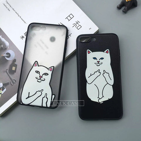 Funny Cartoon Cat Case For iphone 7 Case For iphone