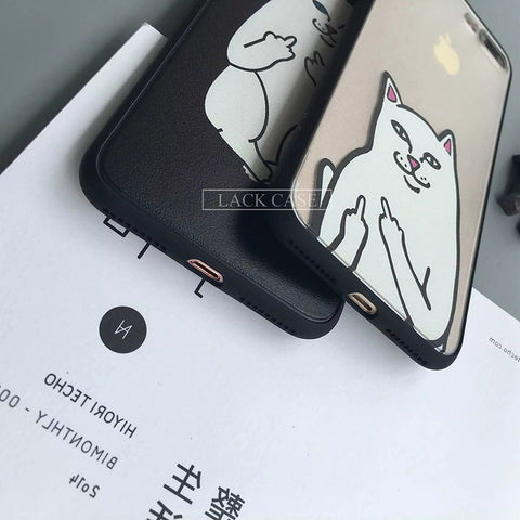 Funny Cartoon Cat Case For iphone 7 Case For iphone