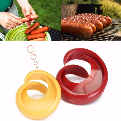 2PCs Manual Fancy Sausage Cutter Spiral