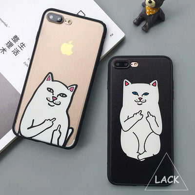 Funny Cartoon Cat Case For iphone 7 Case For iphone