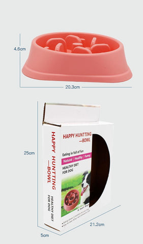 Anti-Choking Diet Dog Bowl